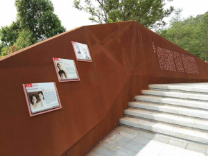 平原耐候钢挡土墙